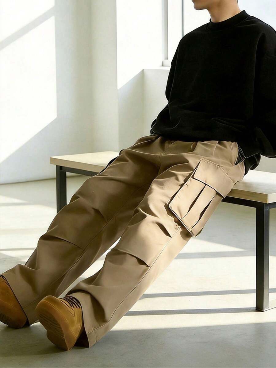 Men's Cargo Straight Leg Pants