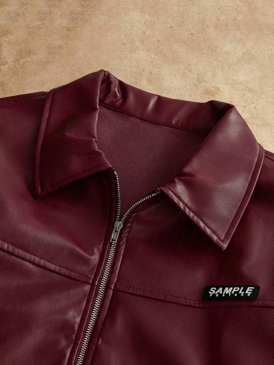 Men Woven Zip Up Jacket