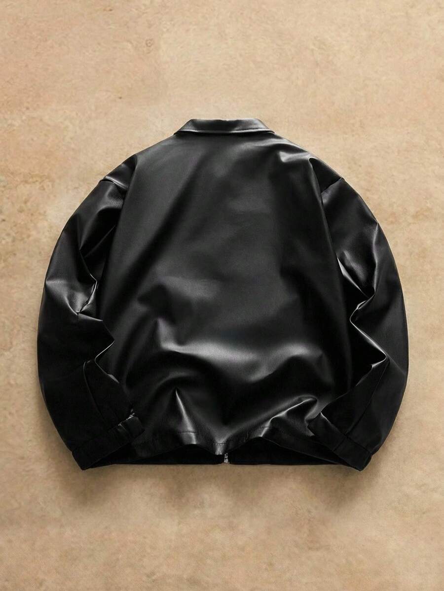 Men Woven Zip Up Jacket