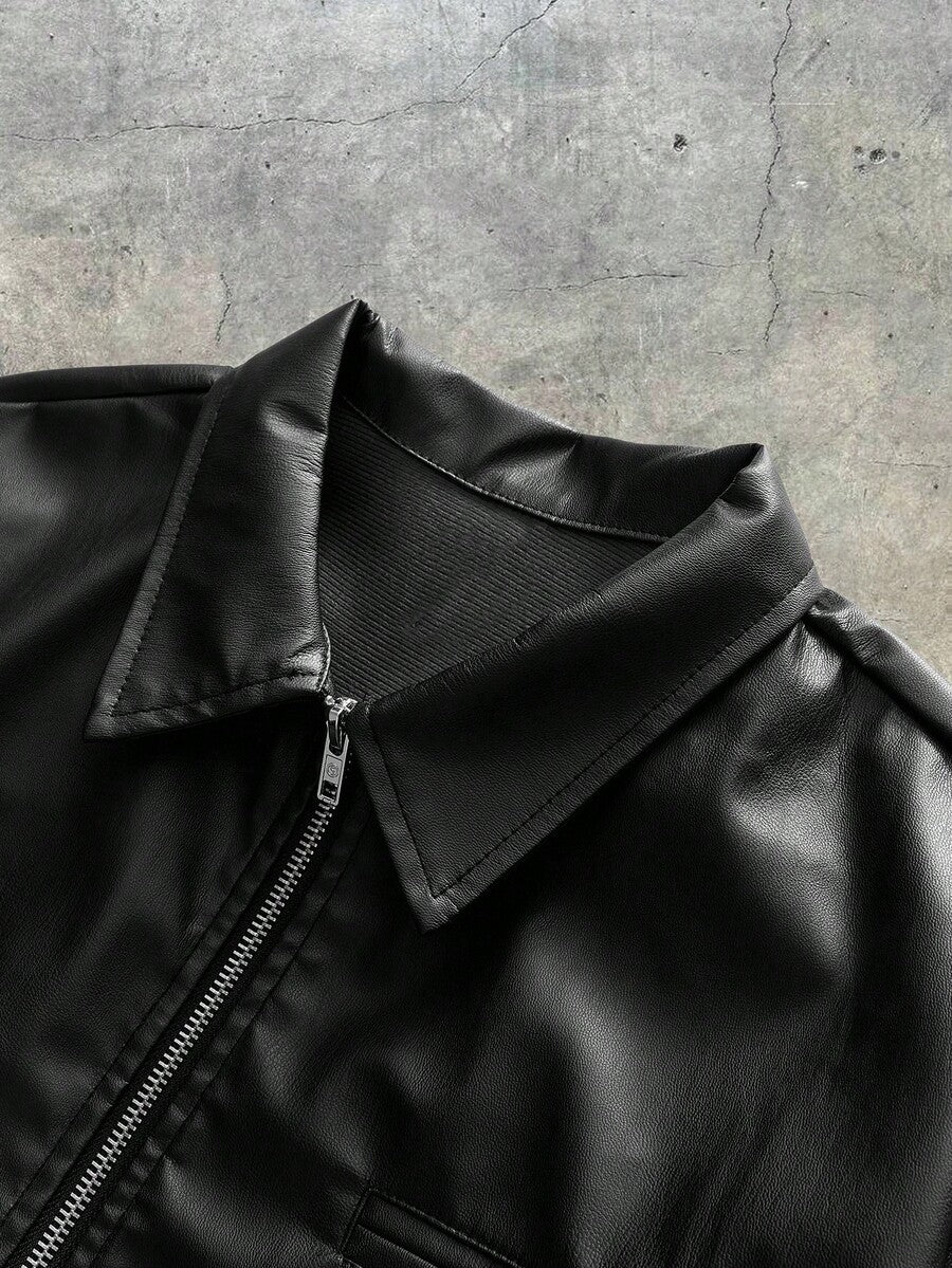 Men Woven Zip Up Jacket