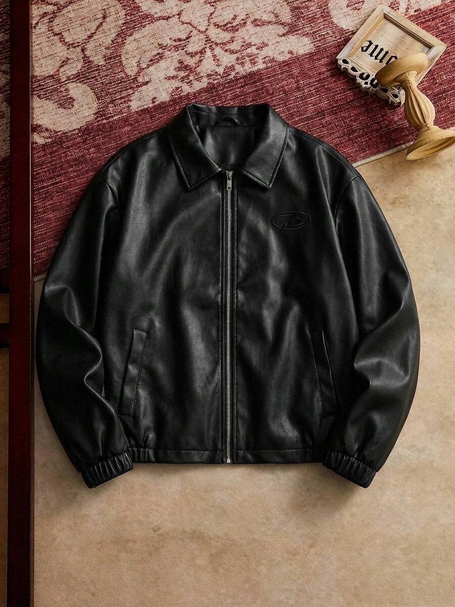 Men Woven Zip Up Jacket
