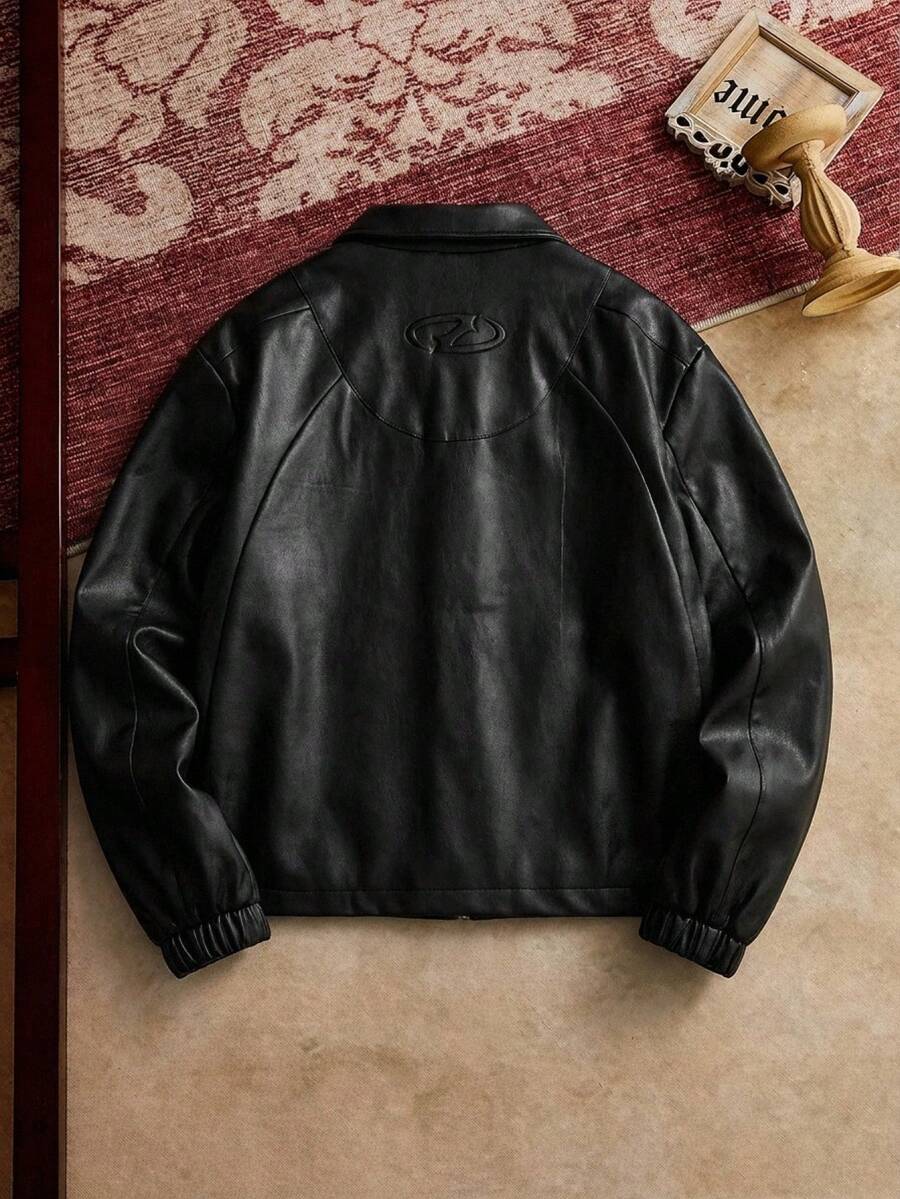 Men Woven Zip Up Jacket
