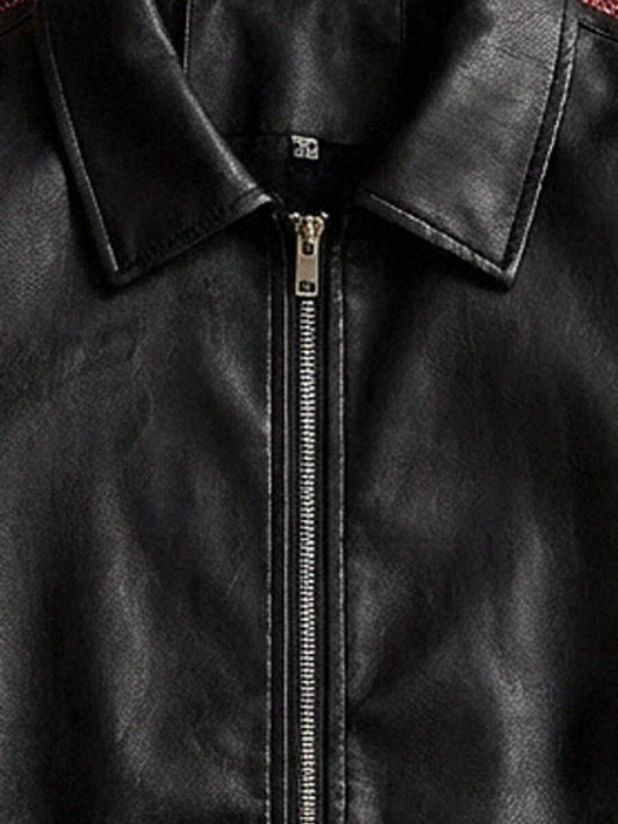 Men Woven Zip Up Jacket