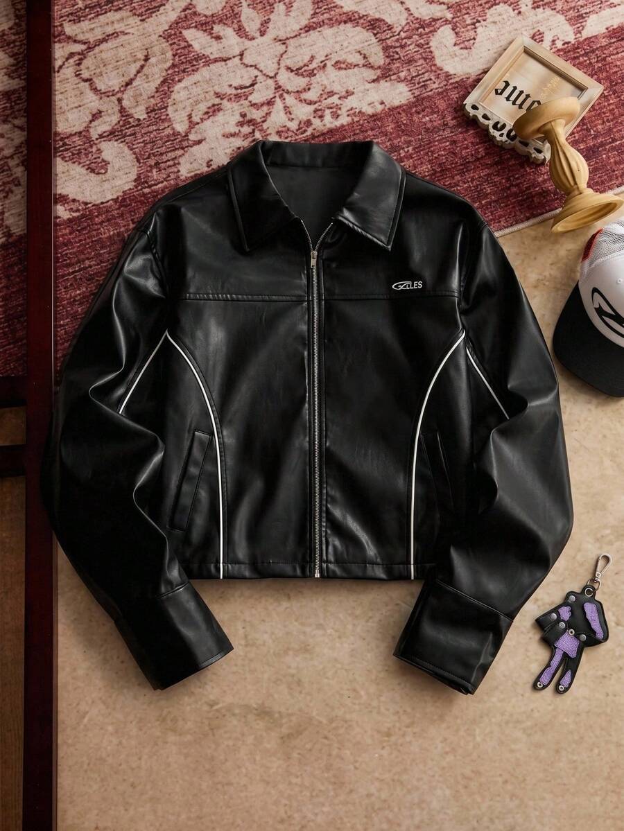 Men Woven Zip Up Jacket