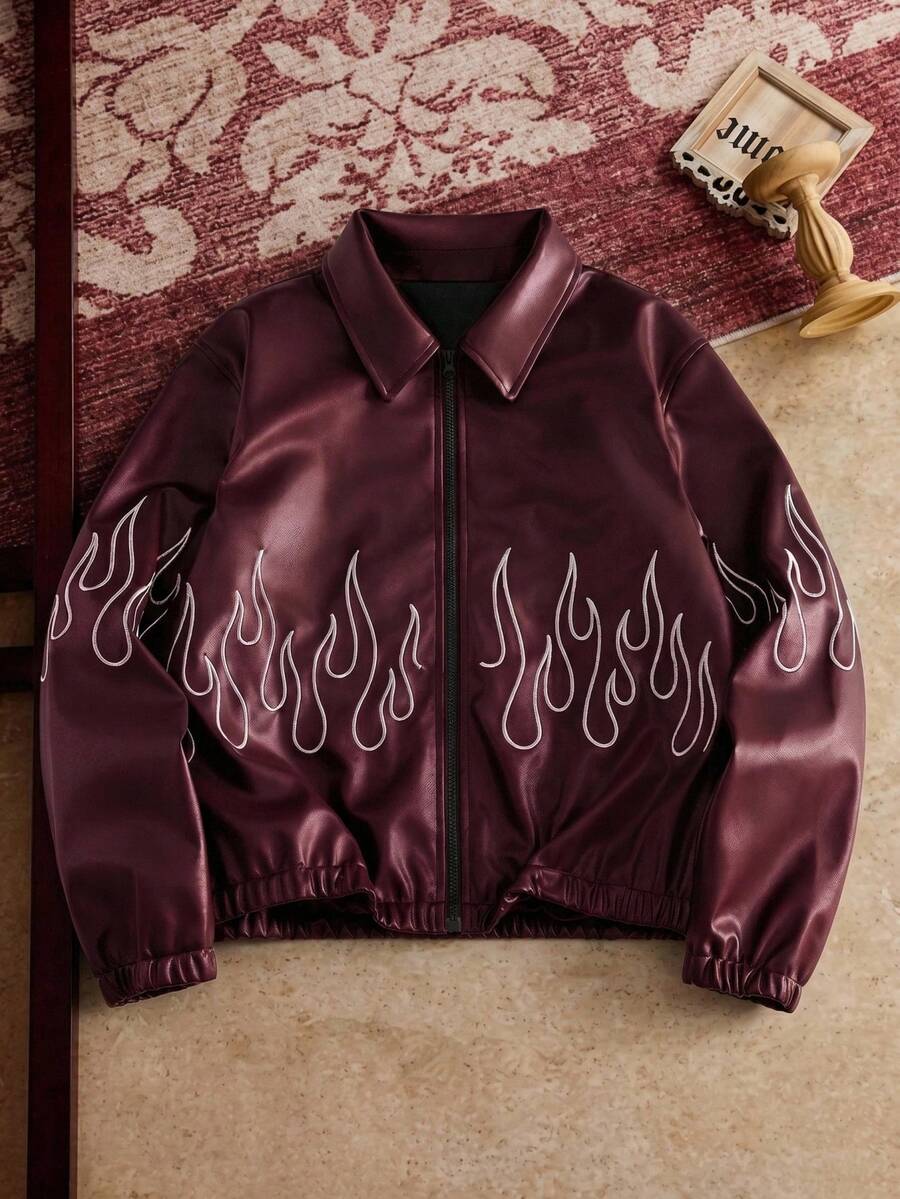 Men Woven Zip Up Jacket