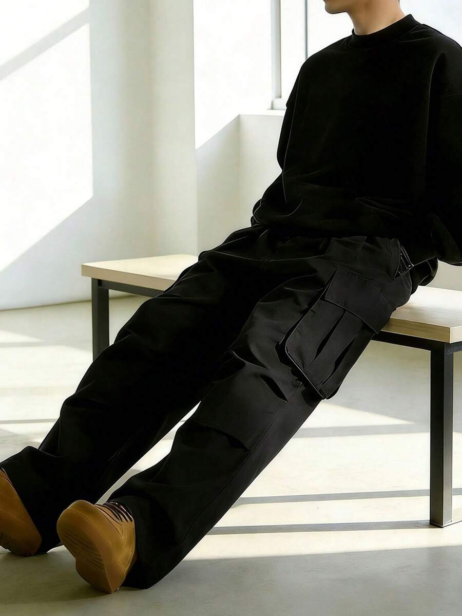 Men's Cargo Straight Leg Pants