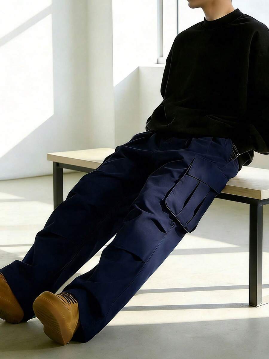 Men's Cargo Straight Leg Pants