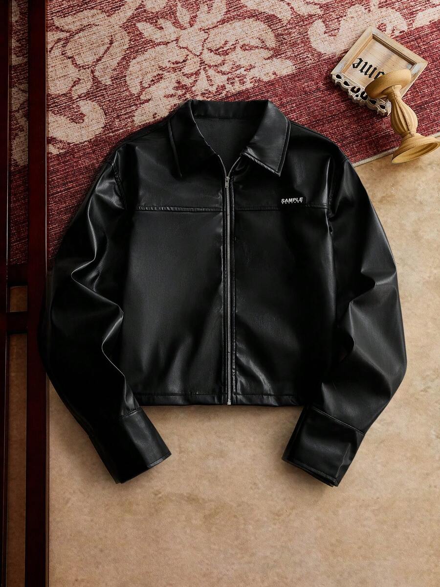 Men Woven Zip Up Jacket