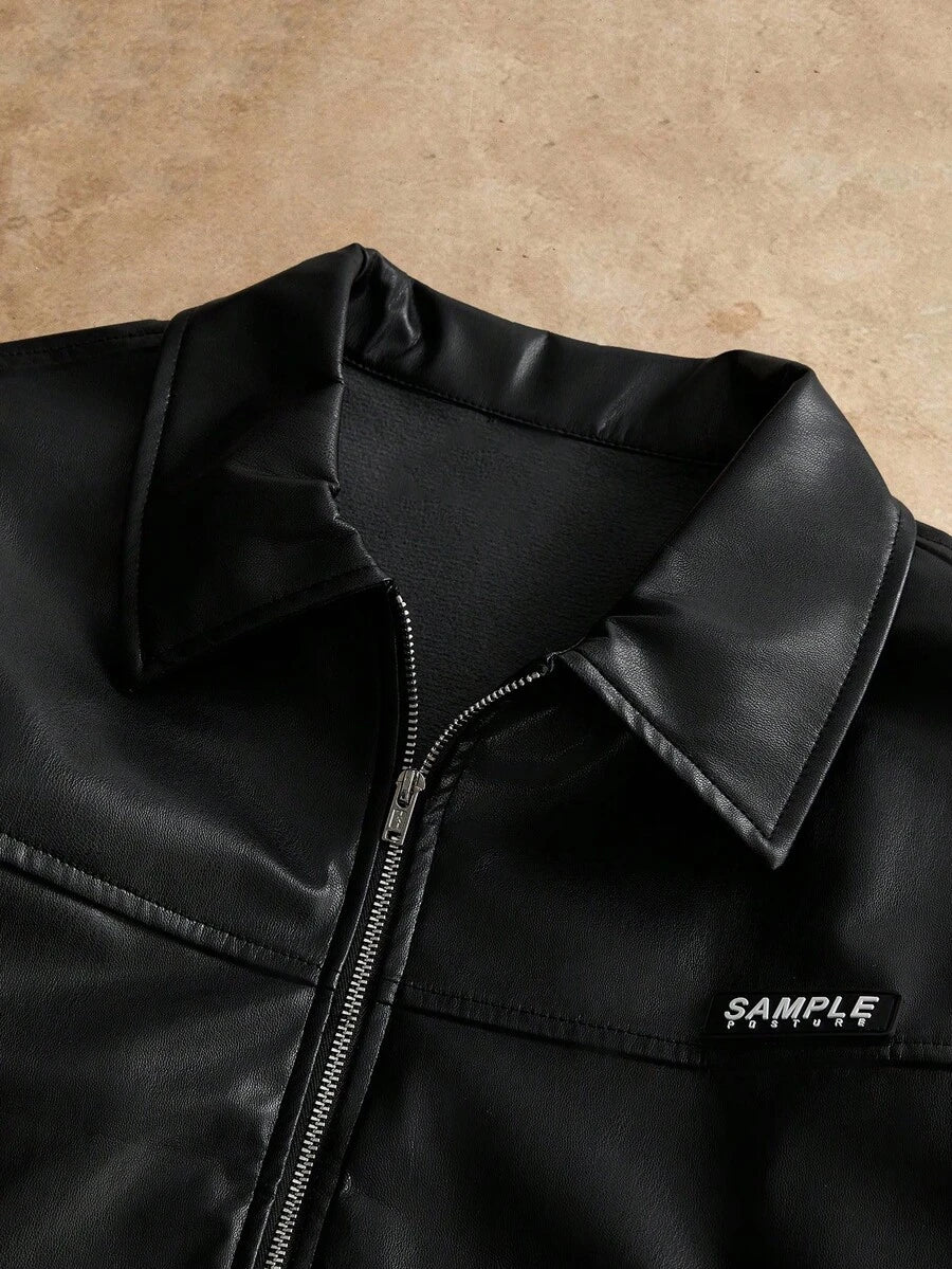 Men Woven Zip Up Jacket