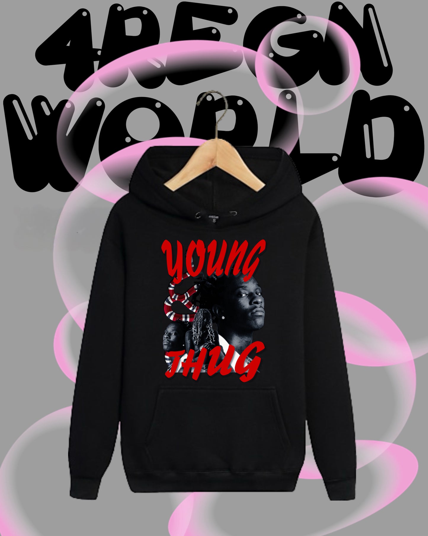 Graphic Hoodie Young Thug