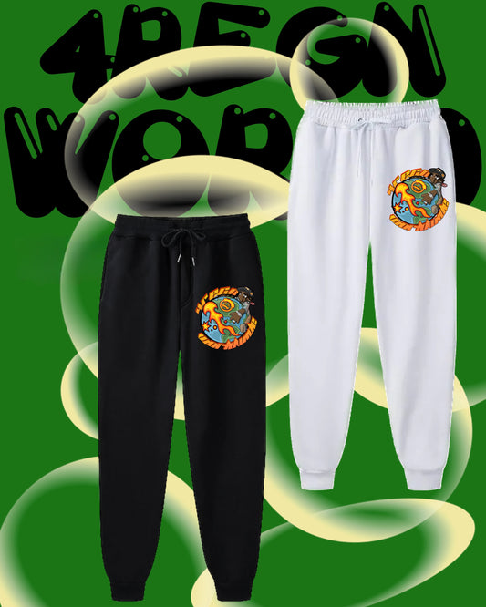 4REGN SKITZO PRINTED SWEATPANTS