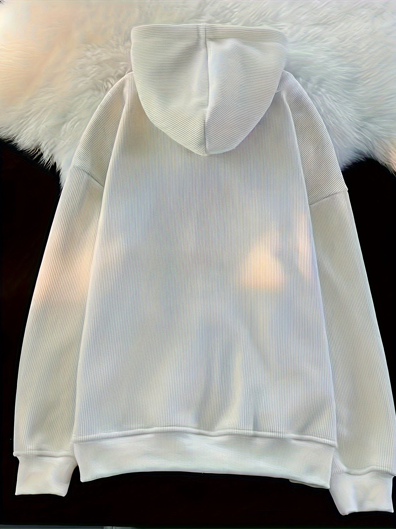 Zip-up Drawstring Hoodie