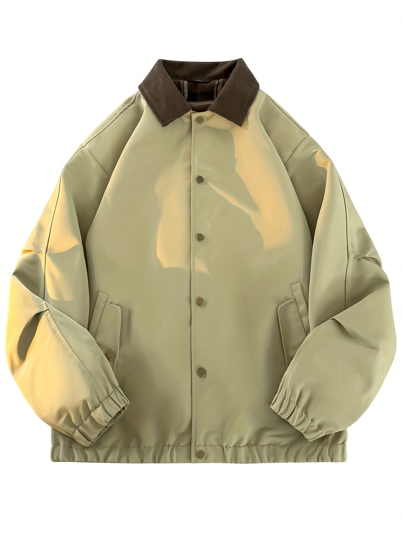 Vintage Turn-Collar Jacket