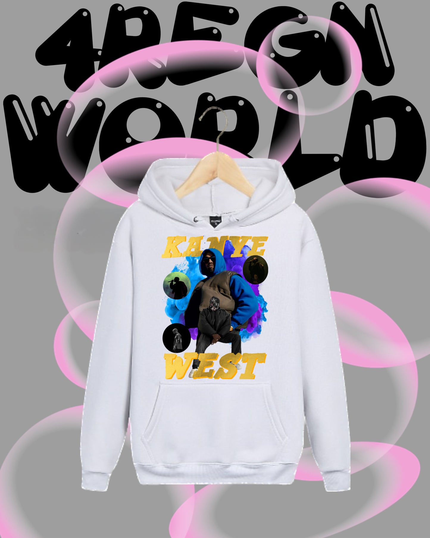 Graphic Hoodies Kanye West