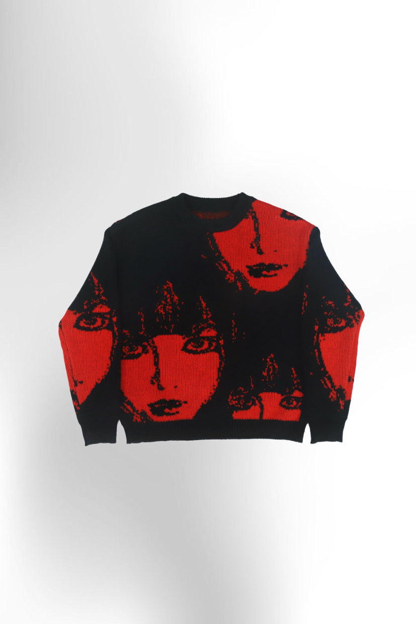 Crew Neck Pullover Sweater