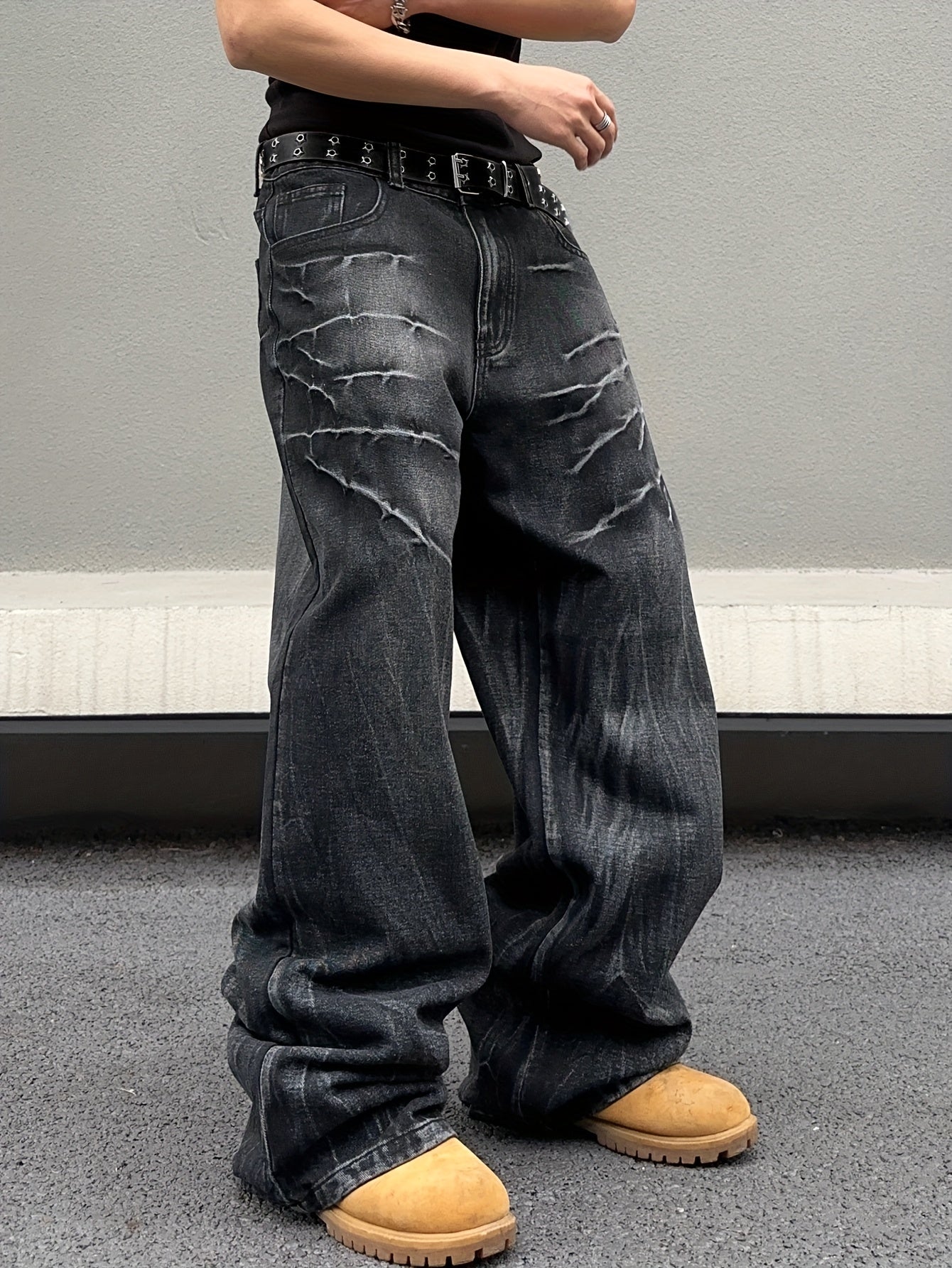 Men's Vintage Washed Jeans