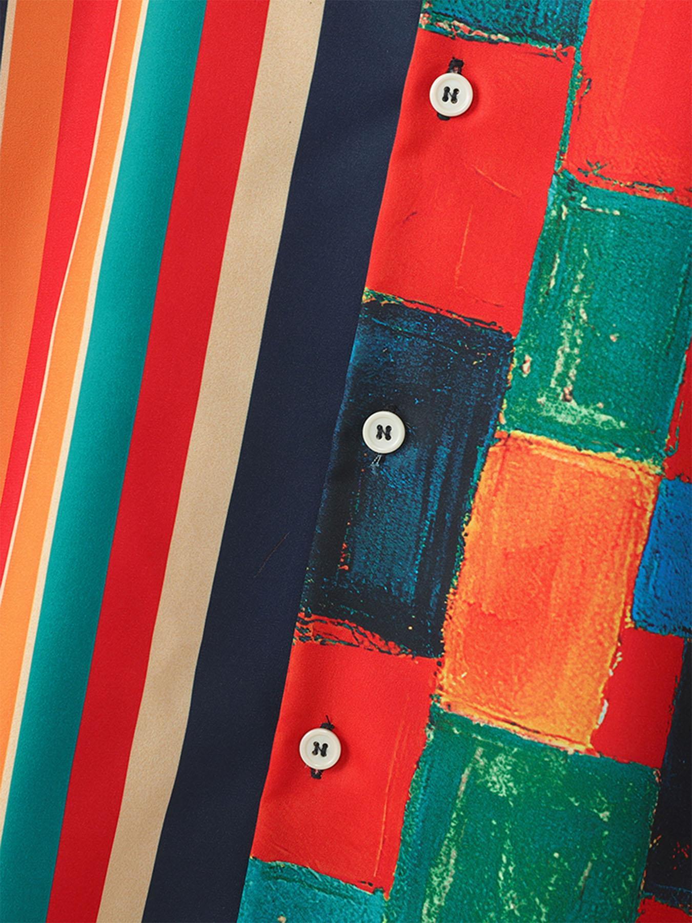 Men's Shirt Loose Fit Button-Up