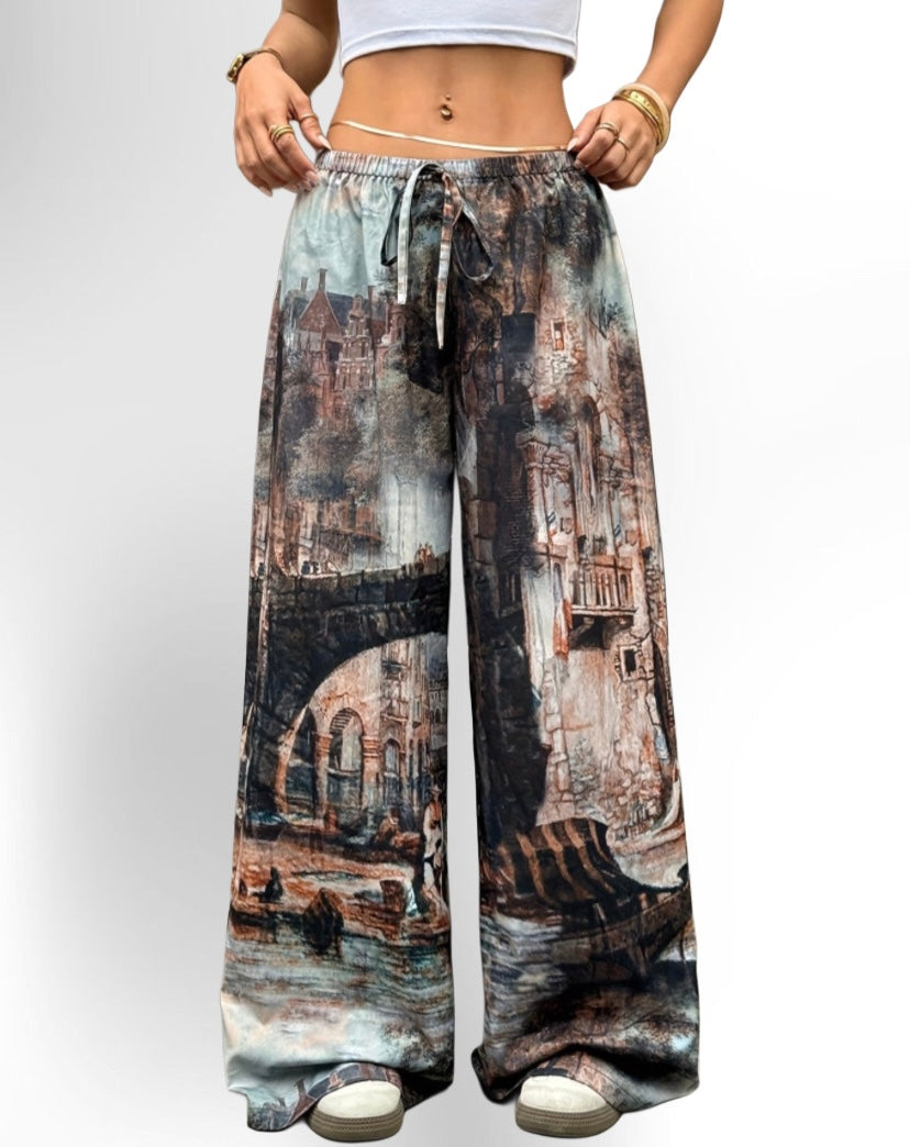 Women's Elegant Wide-Leg Pants