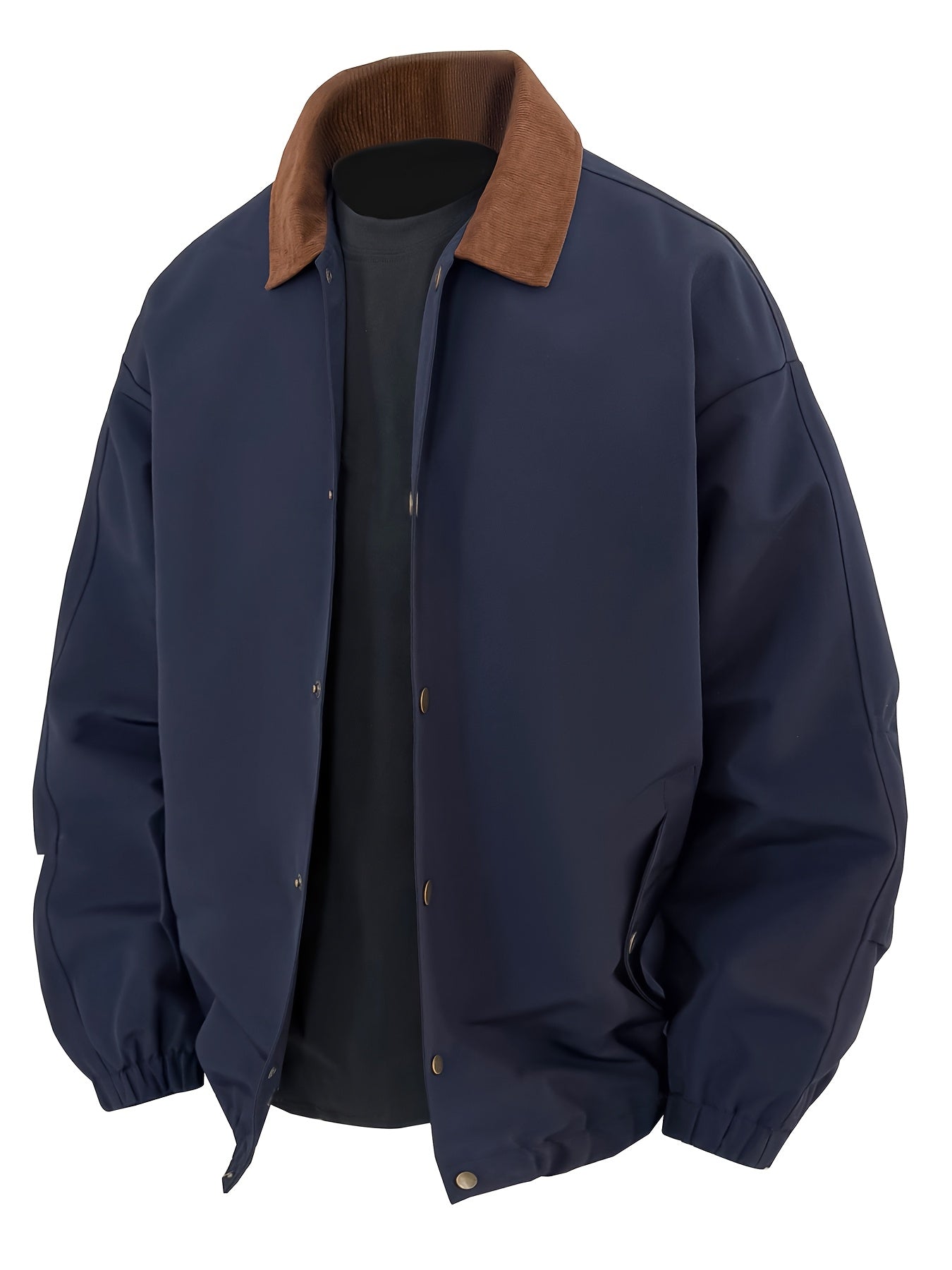 Vintage Turn-Collar Jacket