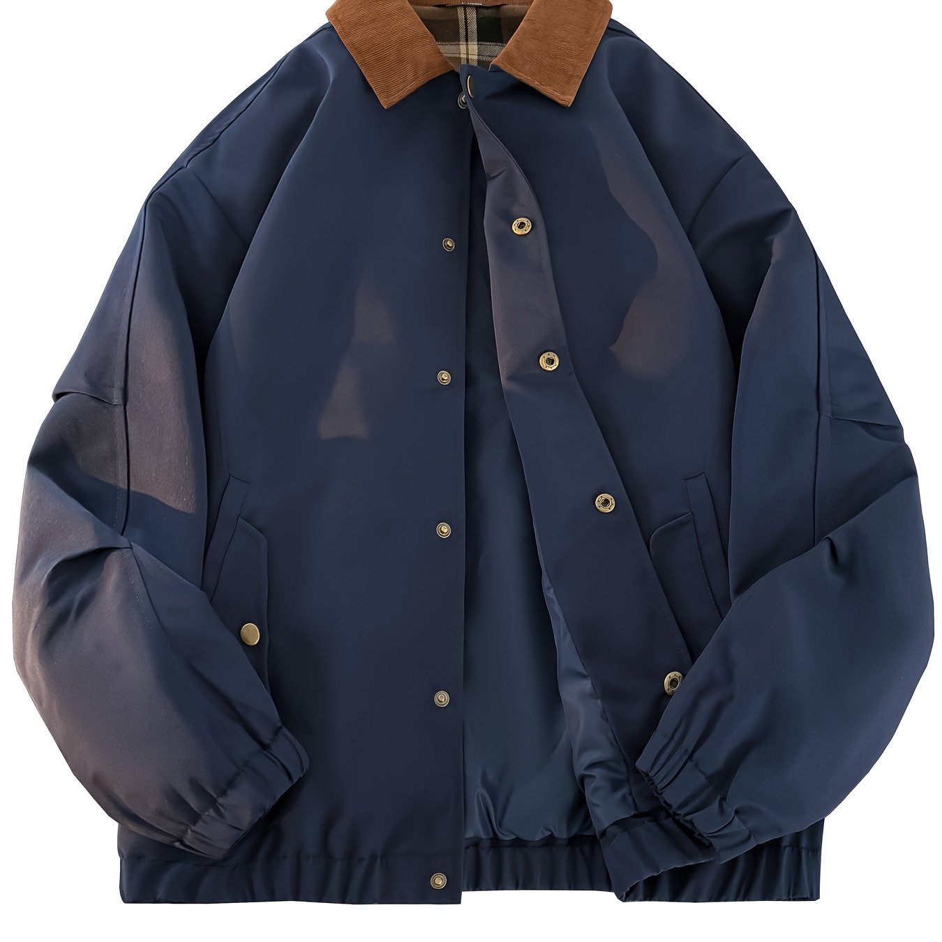 Vintage Turn-Collar Jacket