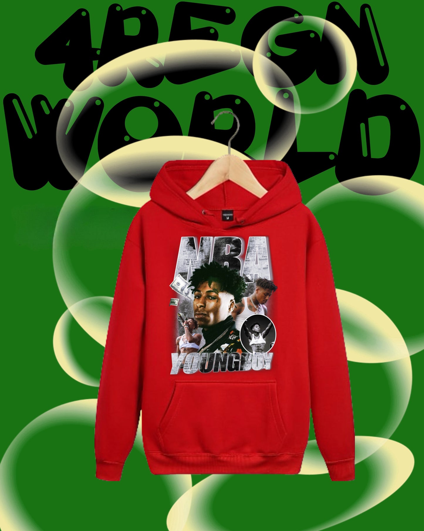 Graphic Hoodie NBA YoungBoy