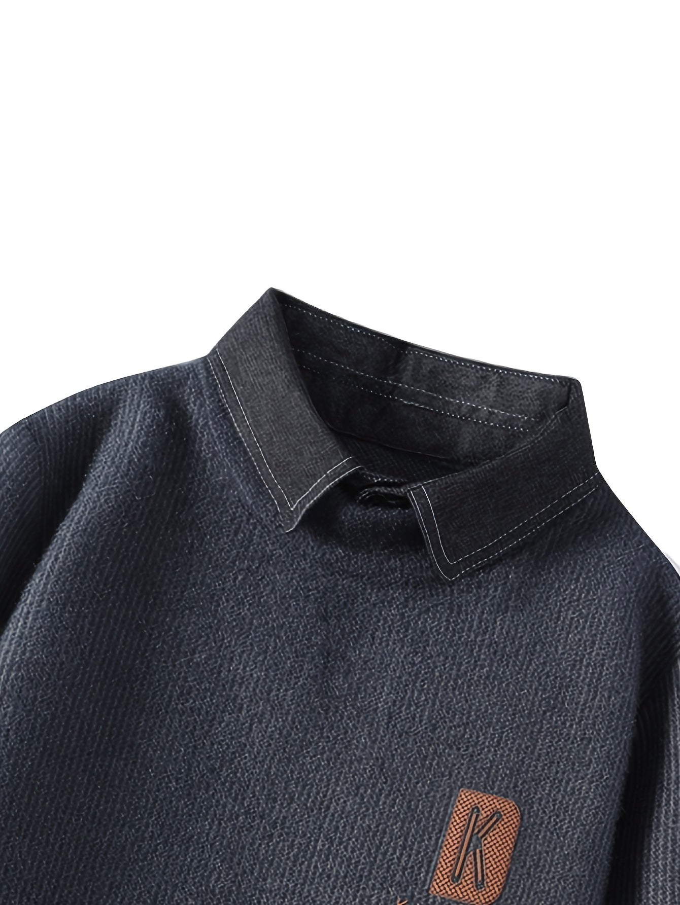 Knit Sweater with Faux Two-Piece Design