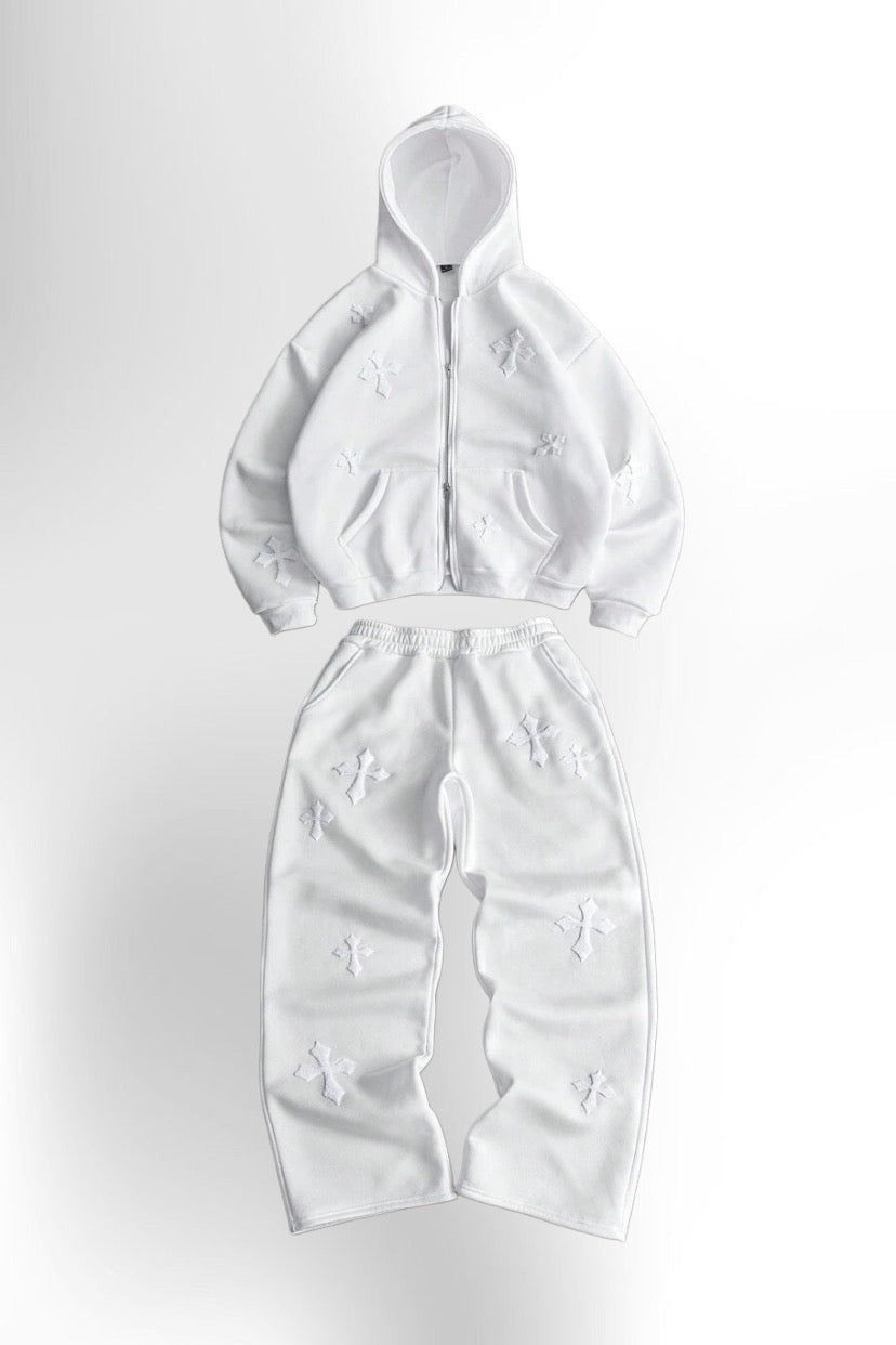 Men's Cross Full-Print With 3D Embroidery