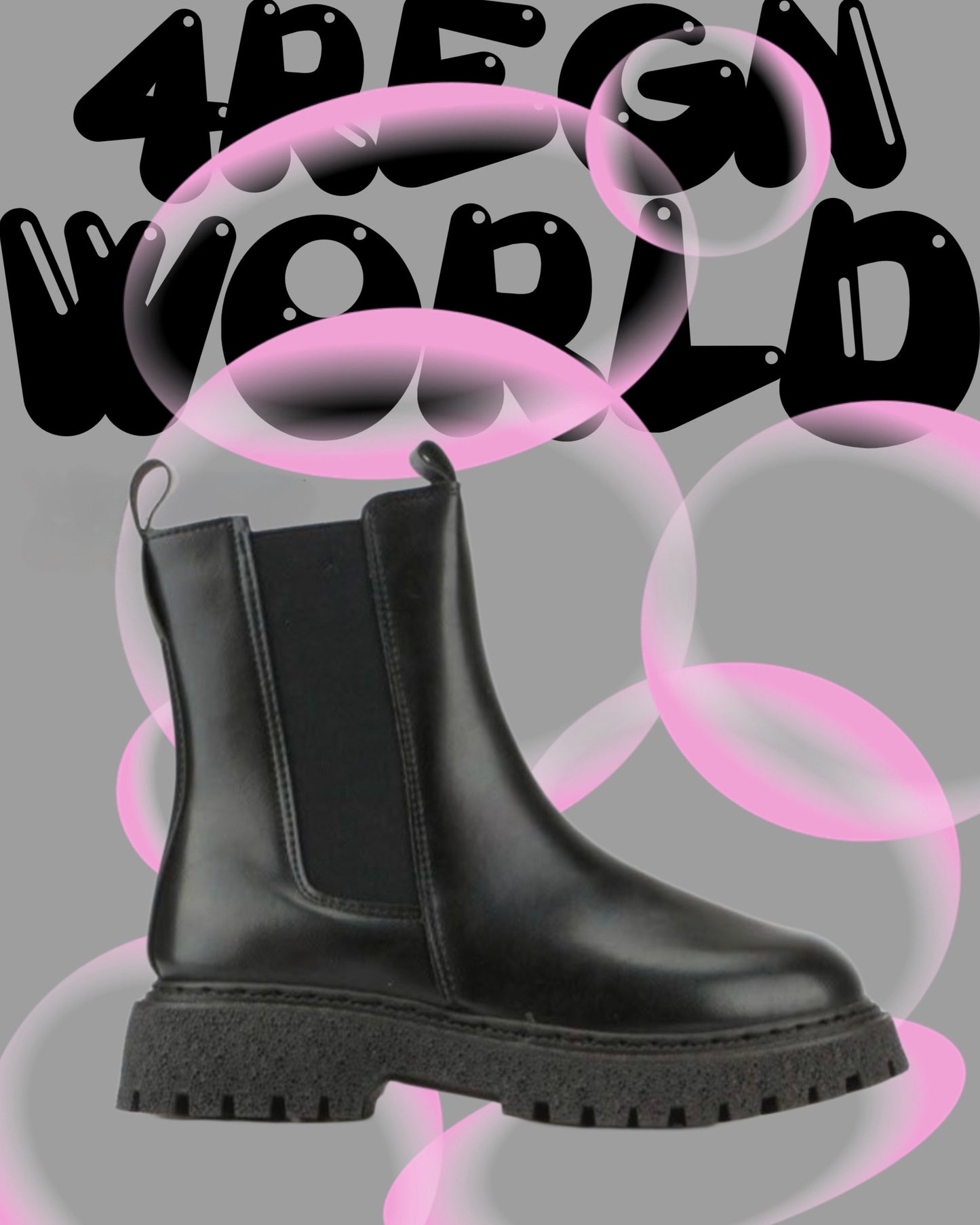 Chunky Chelsea Ankle Boot Black