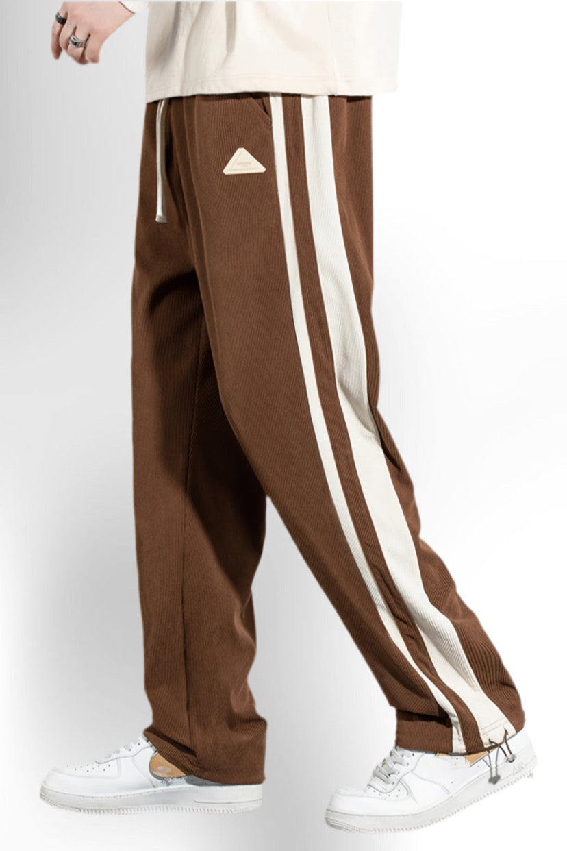Corduroy-Textured Joggers