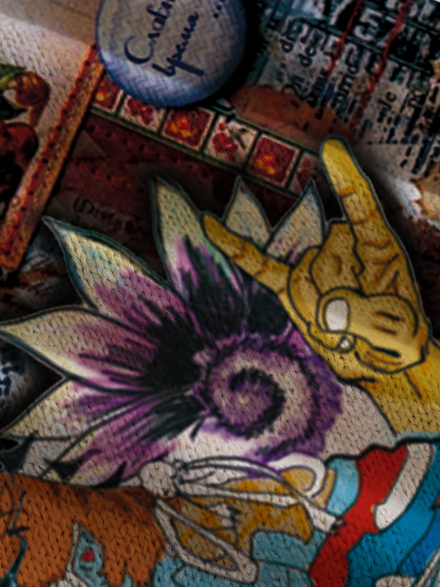 Men's Printed Sweater Cardigan