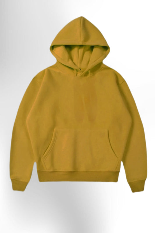 CUSTOM GRAPHIC HOODIE - Golden Yellow