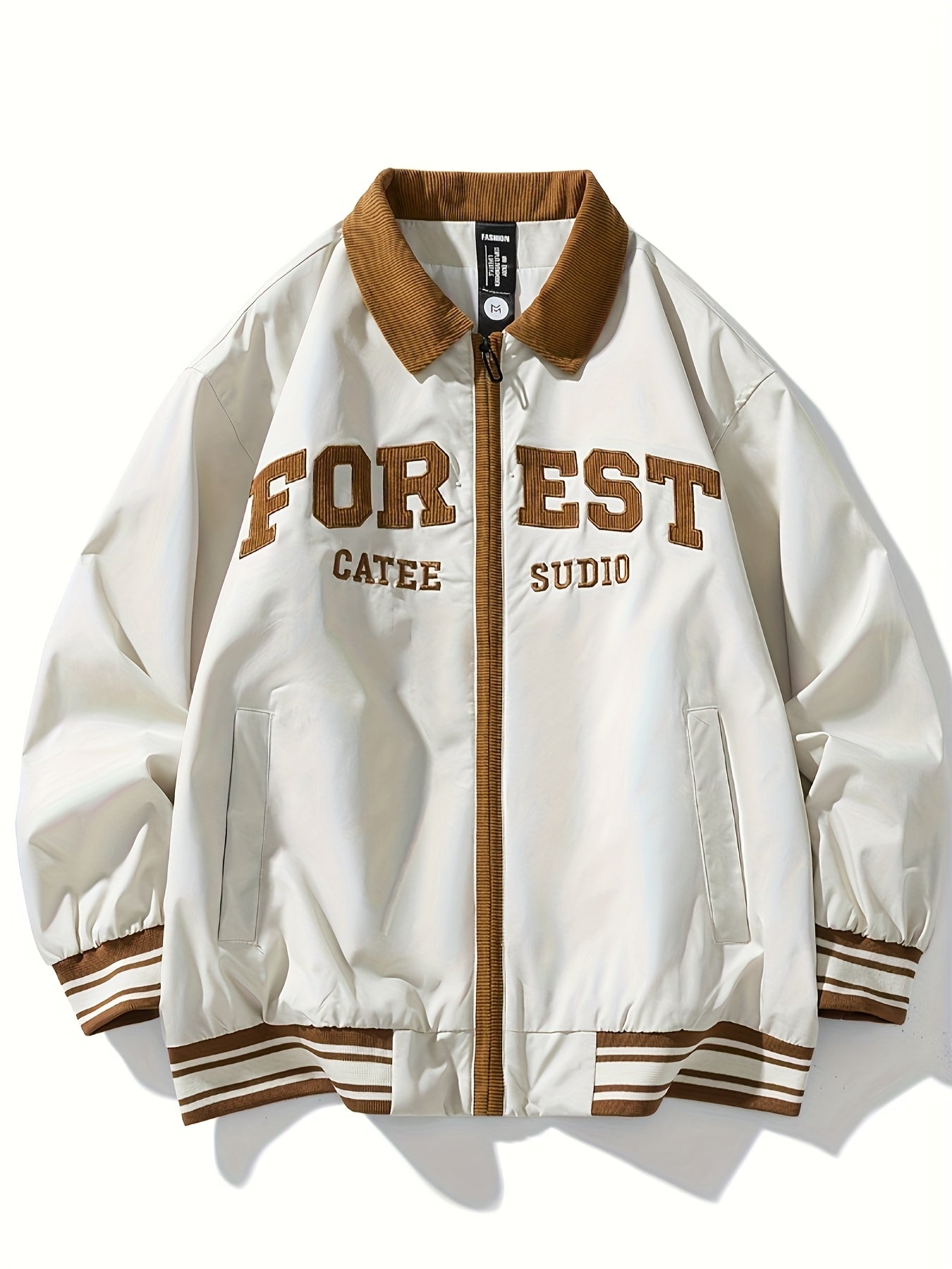 Embroidered Bomber Jacket