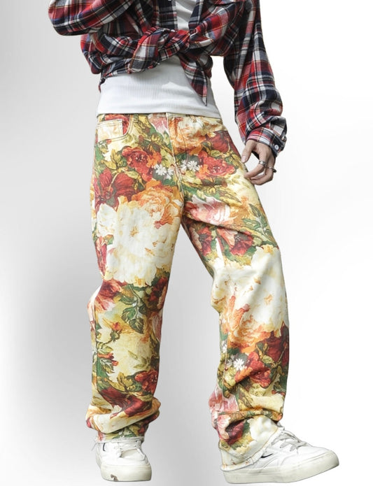 Floral Print Pants