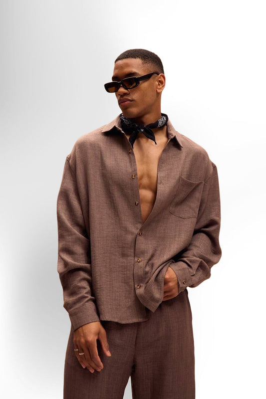 Long Sleeved Linen Shirt