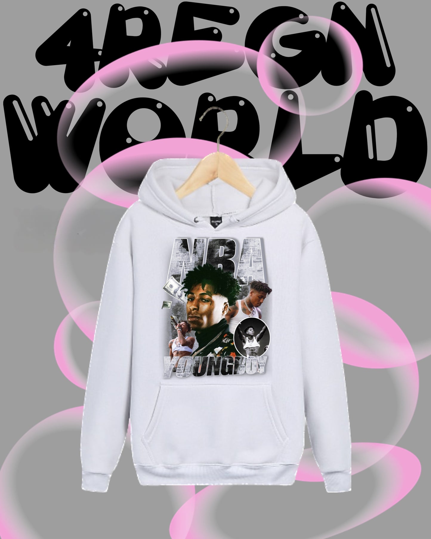 Graphic Hoodie NBA YoungBoy