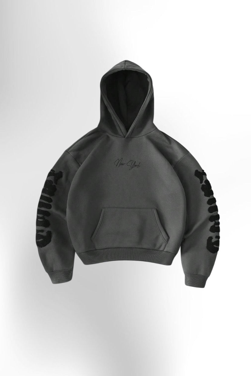 Men's Letter Print Casual Hoodie