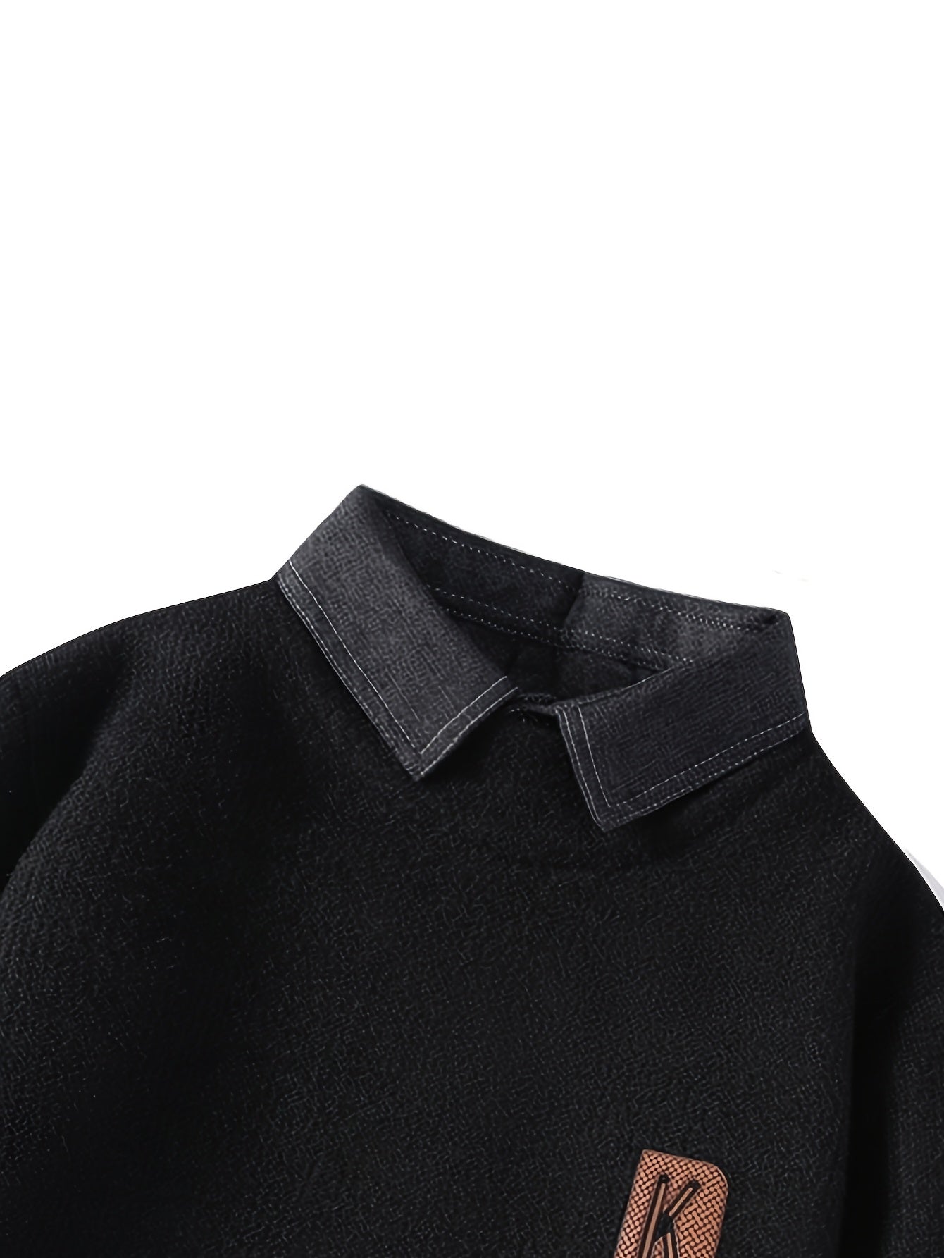 Knit Sweater with Faux Two-Piece Design
