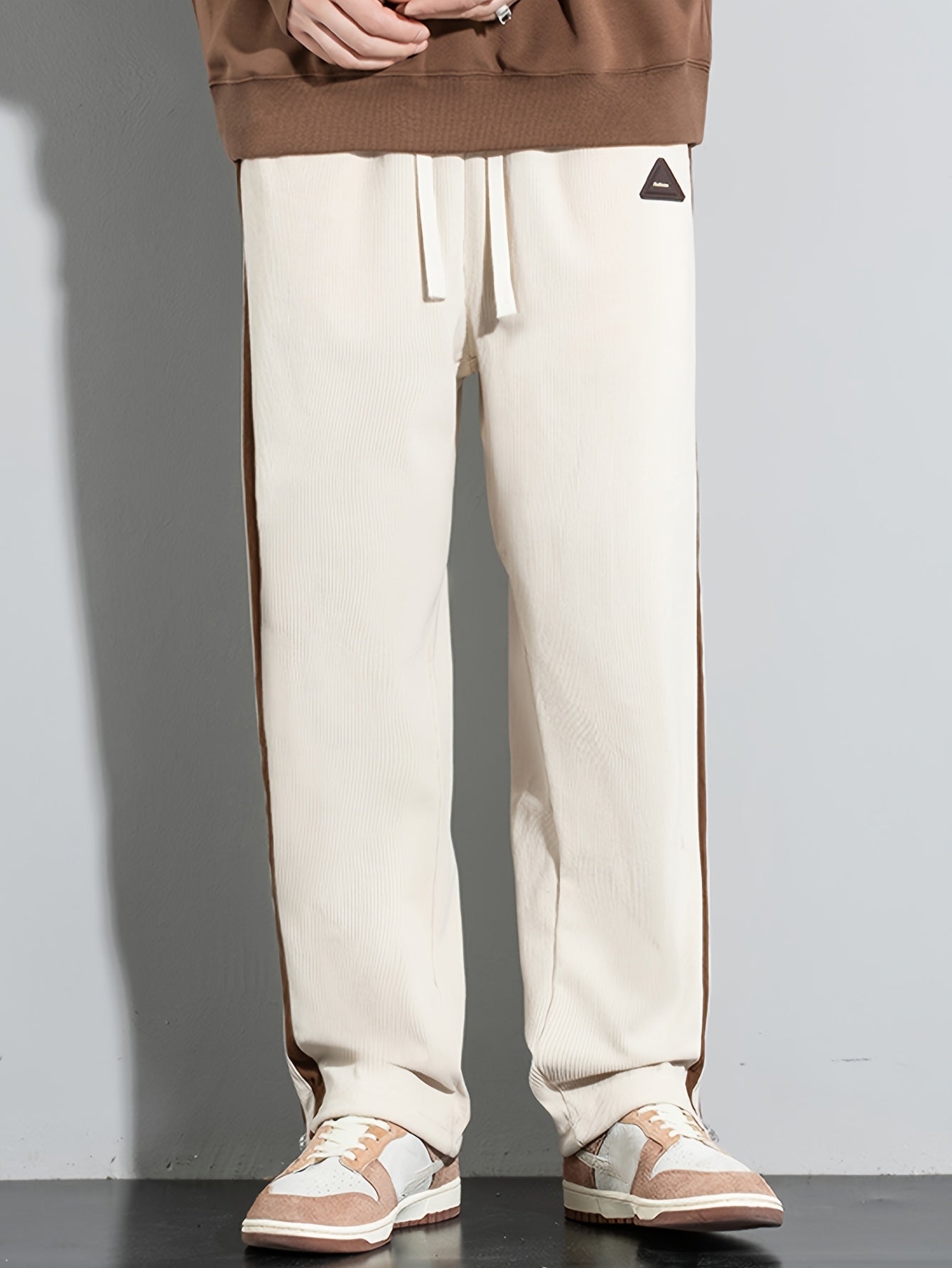 Corduroy-Textured Joggers