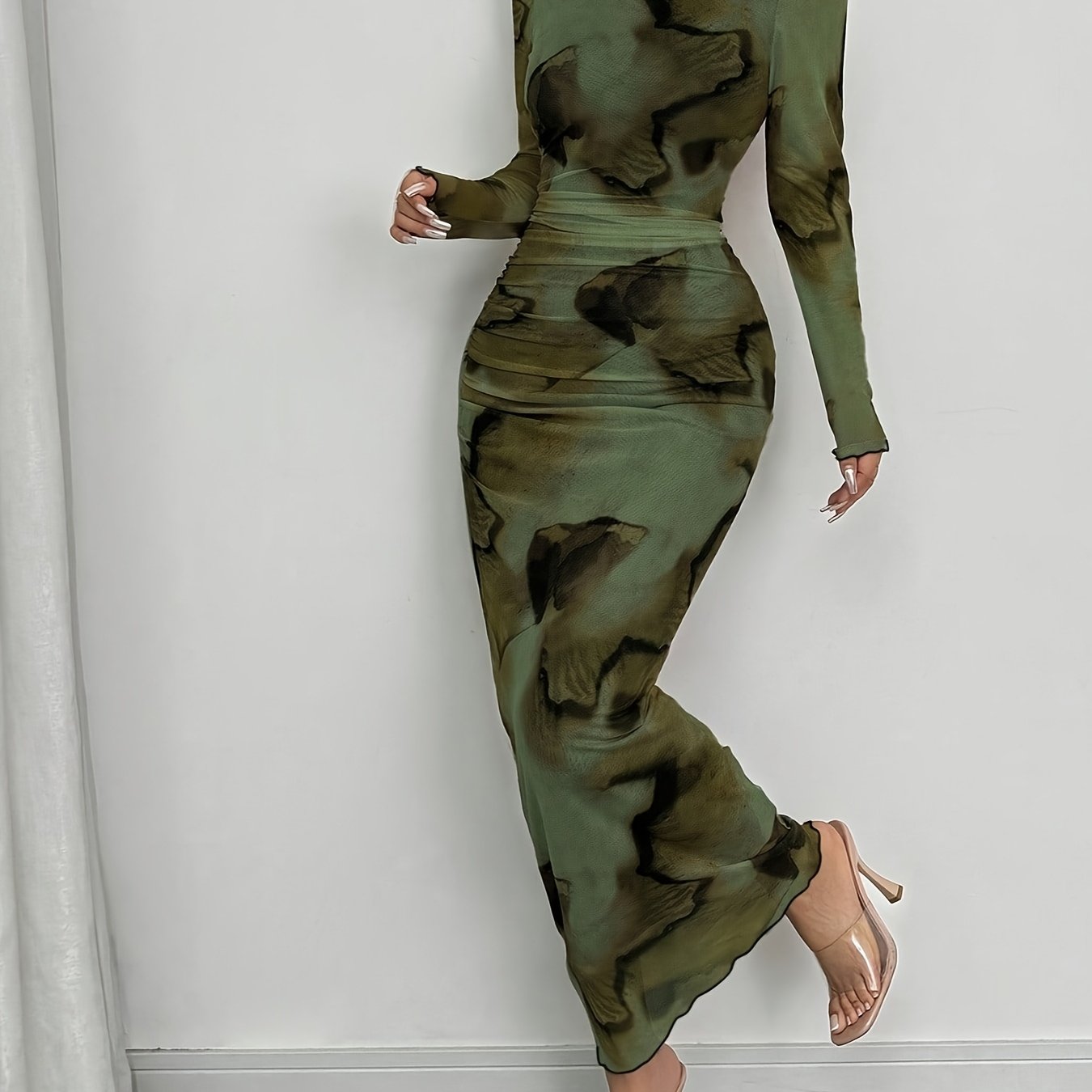 Women's Elegant Long Sleeve Dress