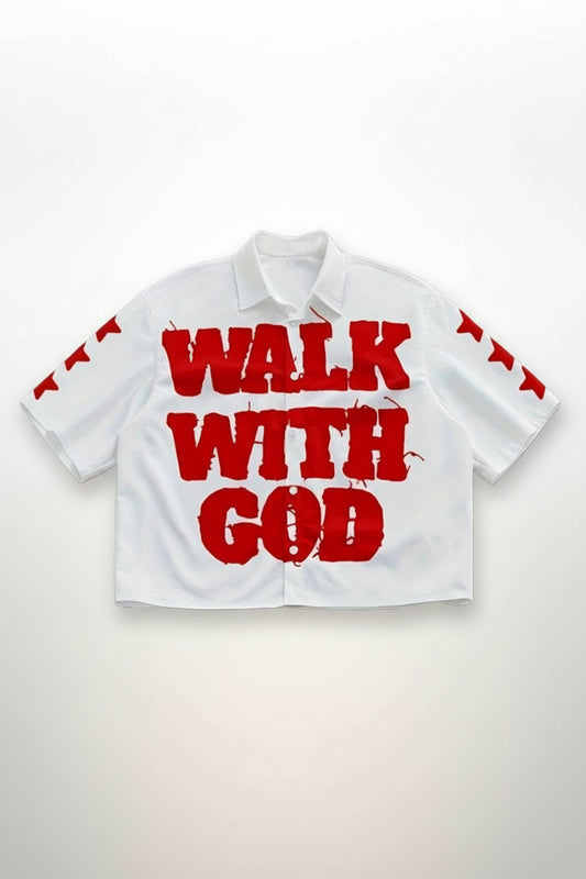 "Walk with God" Men’s Printed Shirt