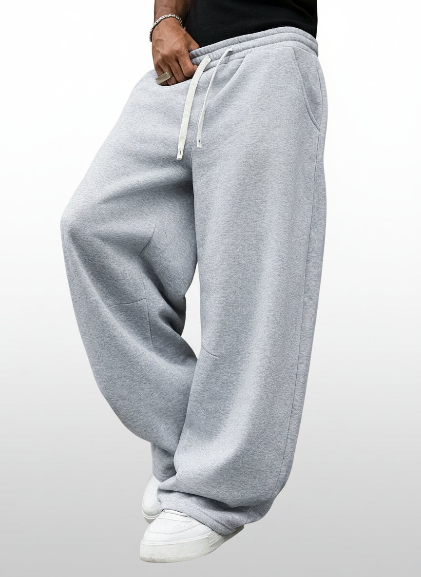 Men's Elastic Waist Strap-Divider Casual Sweatpants