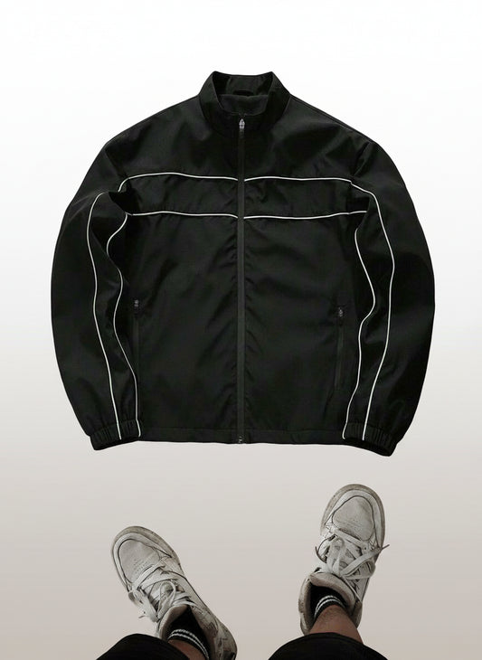 Men's Street Fashion Zip-Up Jacket