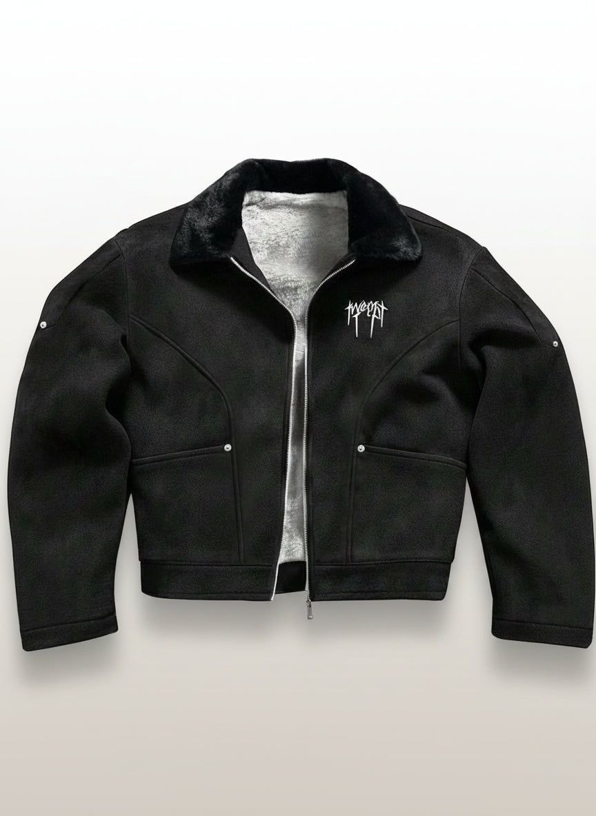 Men's Thermal Lined Turndown Collar Jacket