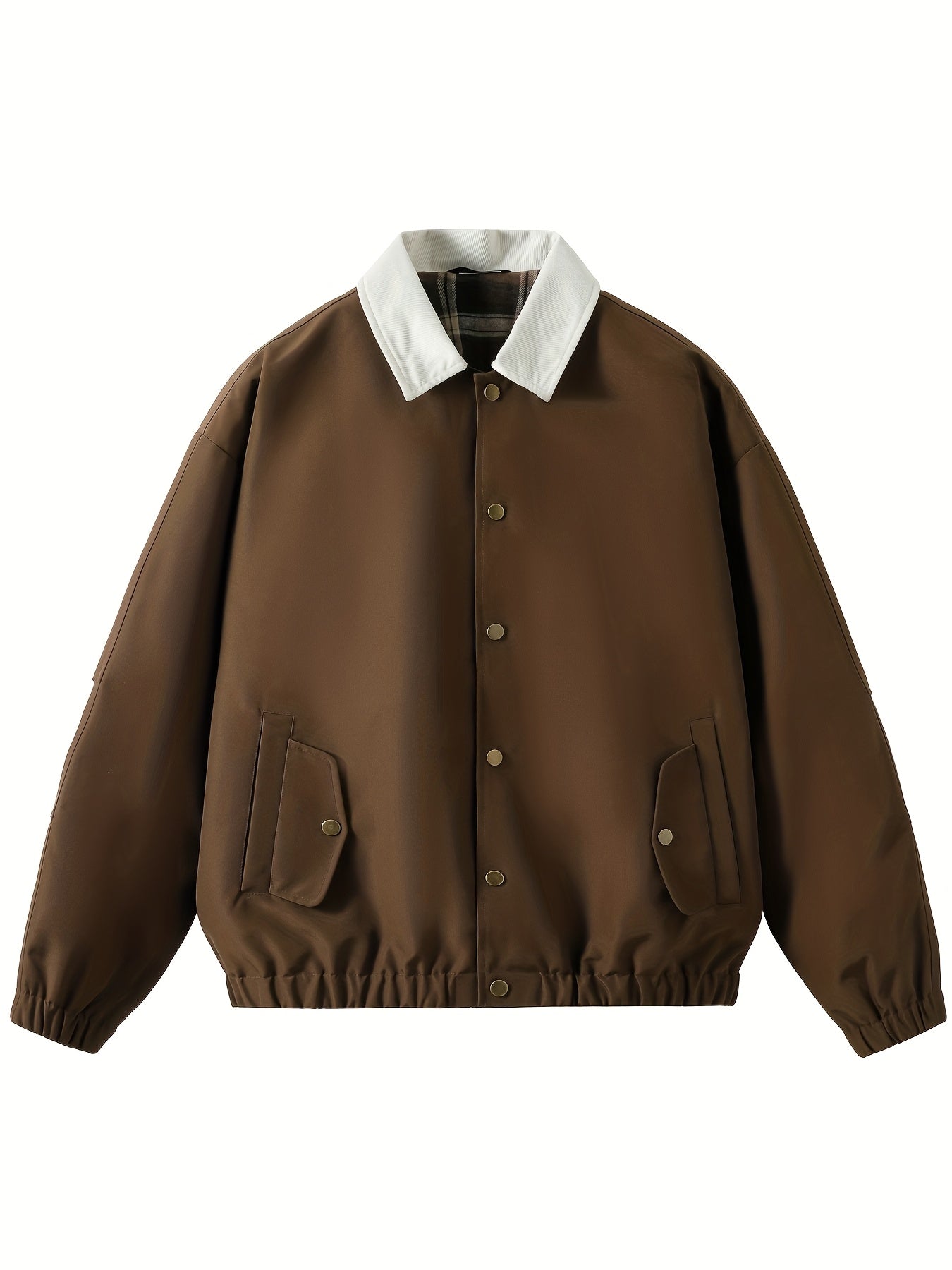 Vintage Turn-Collar Jacket