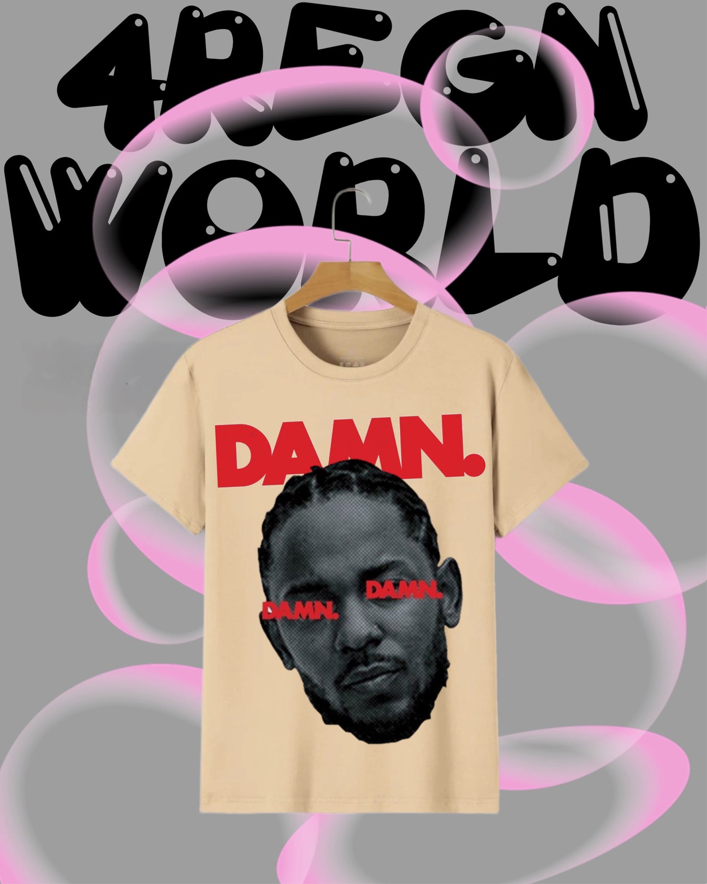 Graphic Tee New Edition Kendrick Lamar DAMN