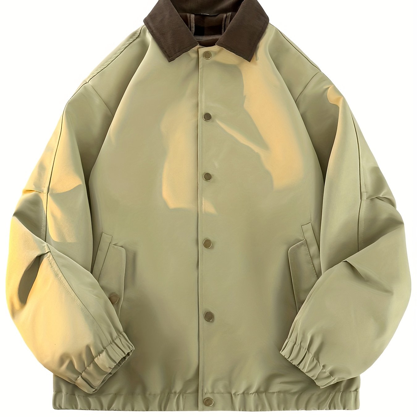 Vintage Turn-Collar Jacket