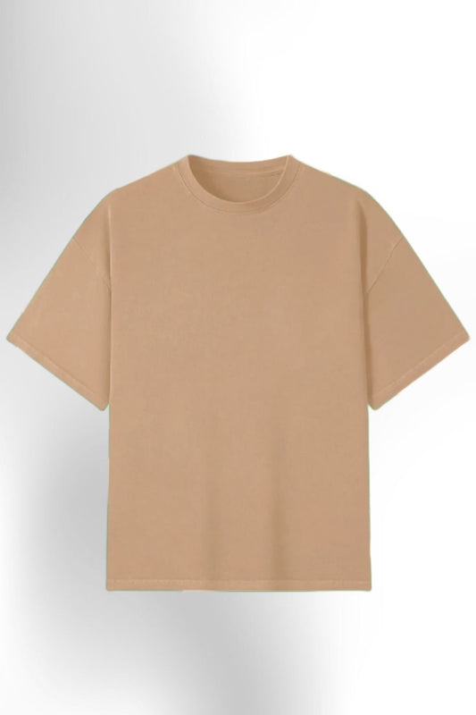 CUSTOM GRAPHIC TEE - Beige