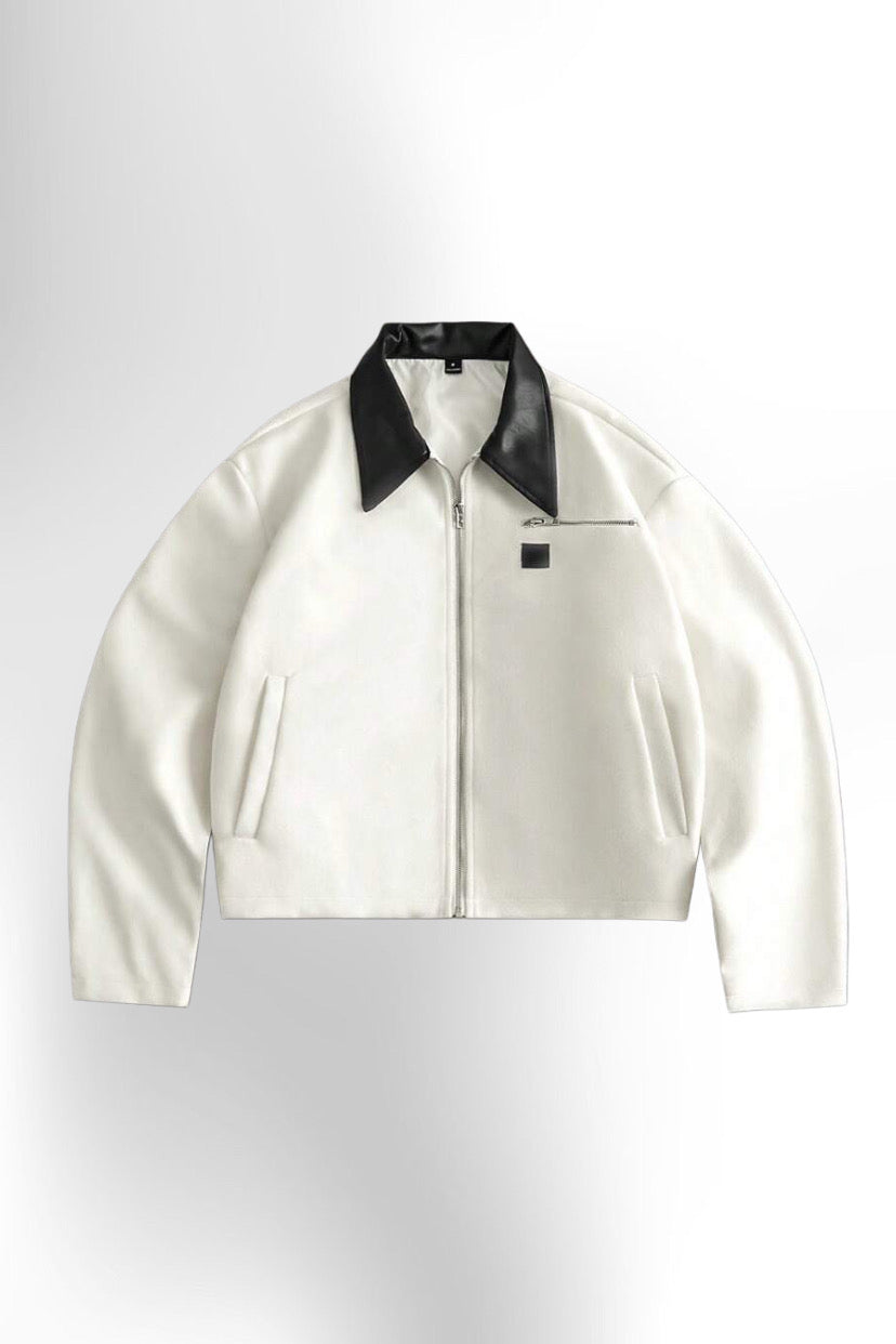 Men's Streetwear Faux Leather Jacket