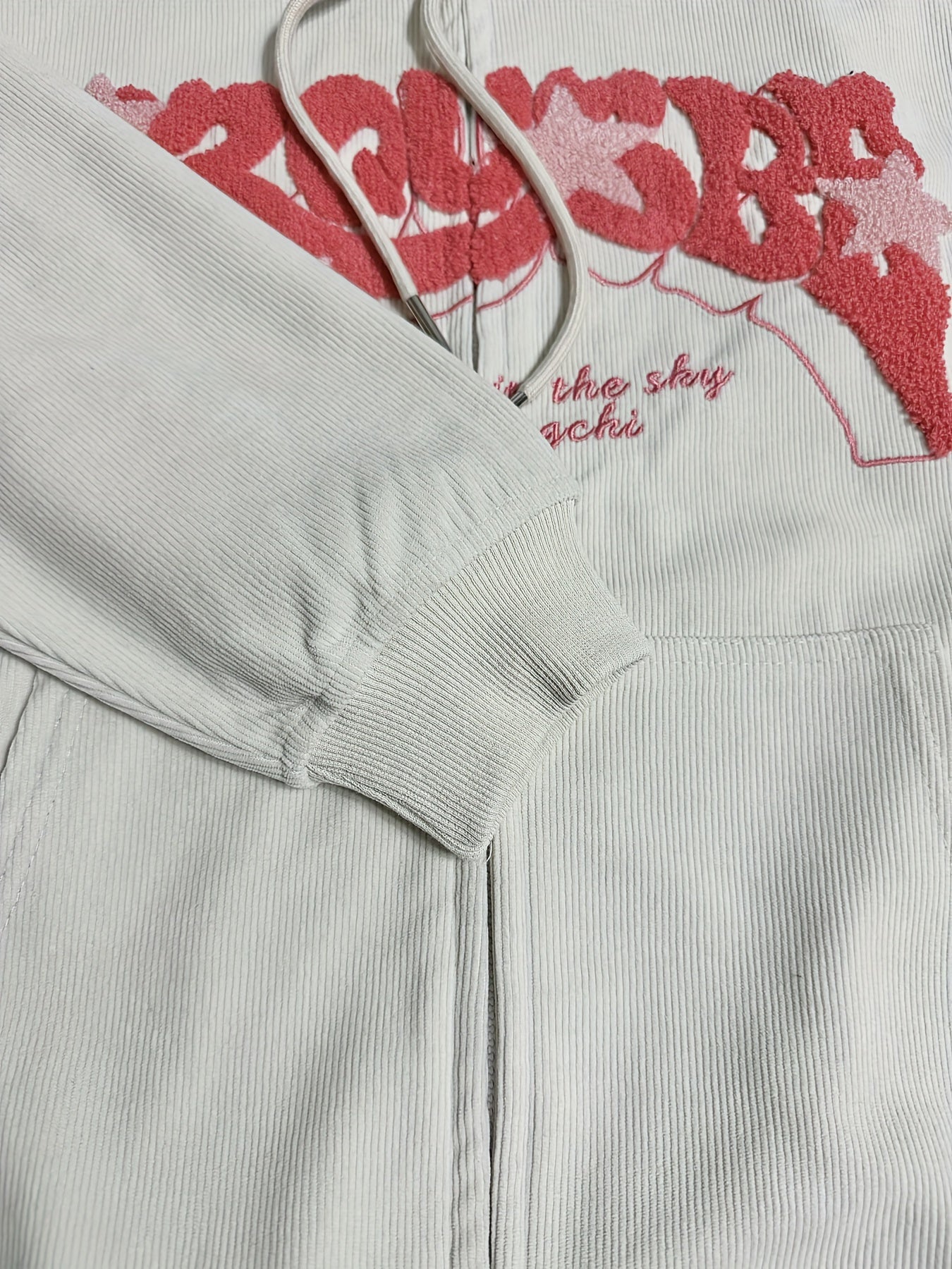 Zip-up Drawstring Hoodie