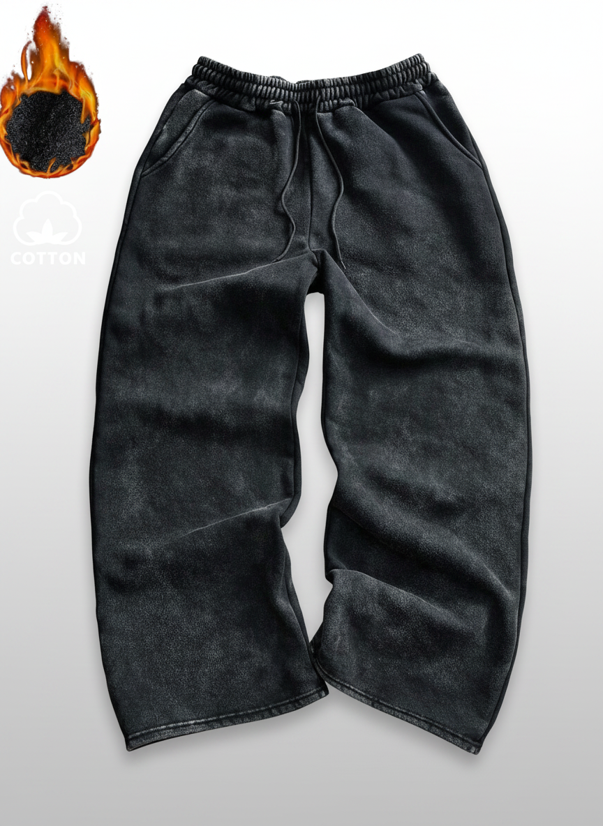 Washed Gothic Drawstring Sweatpants